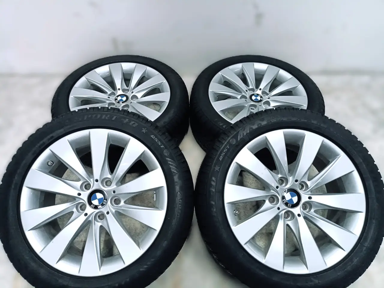 Billede 3 - 5x120 17" ET37 nav 72,6ø BMW vintersæt inkl.TPMS