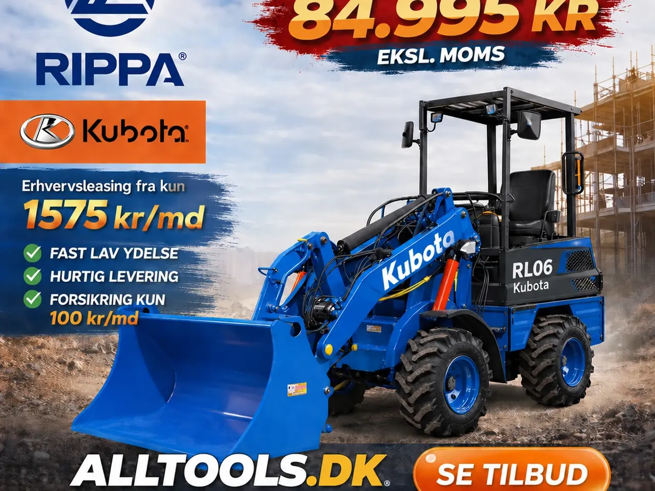 Billede 1 - Rippa RL06 Kubota 