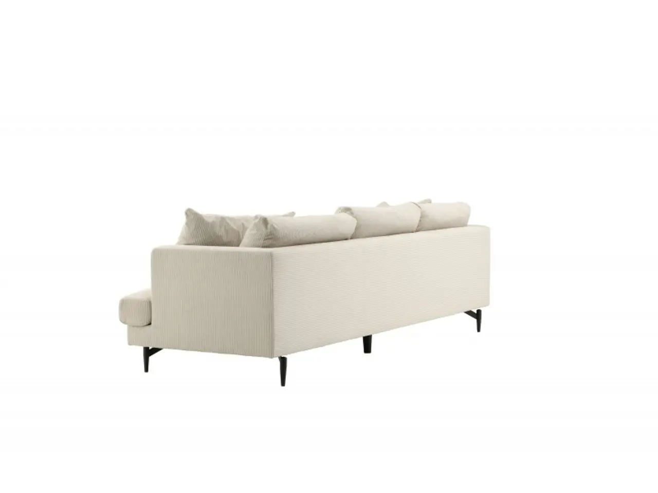 Billede 8 - Sofia 3 personers Sofa  - Beige Fløjl