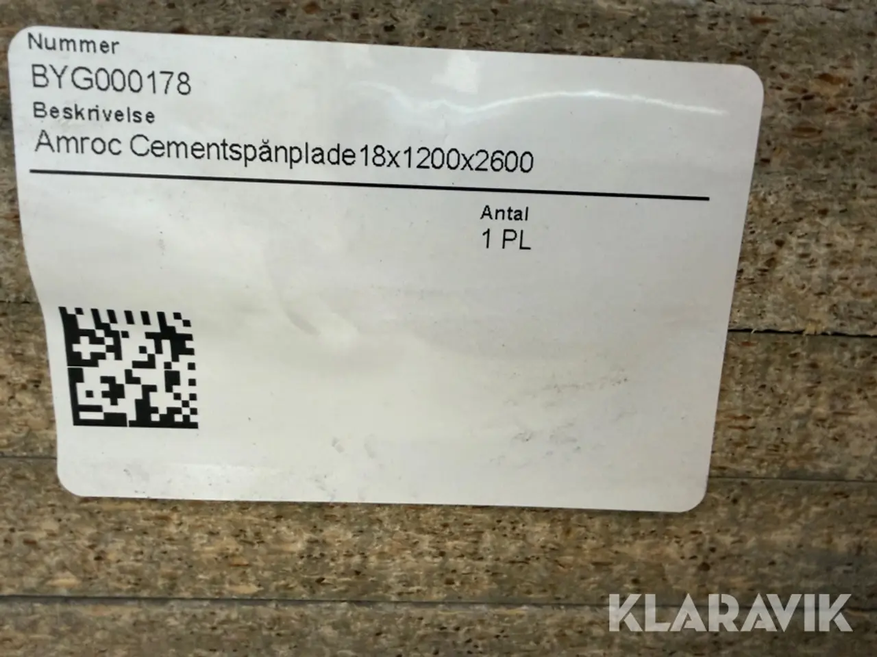 Billede 5 - Cementspånplader Amroc, 18 Styk