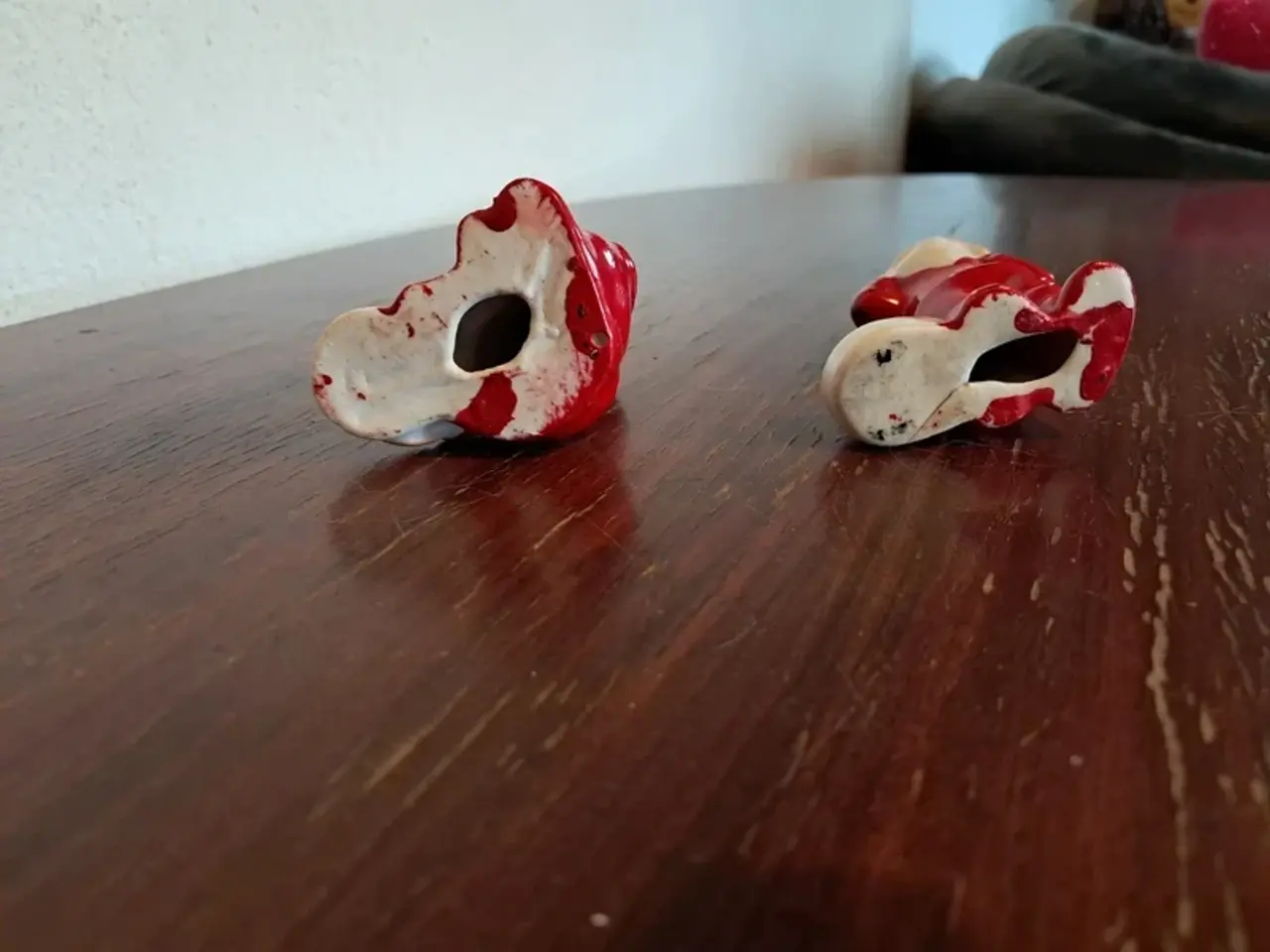 Billede 6 - To retro julemandsfigurer til lys