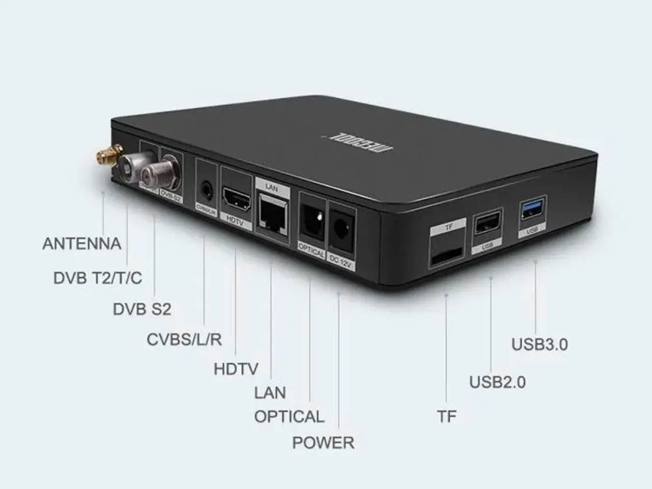 Billede 1 - android tv box med tv tuner.