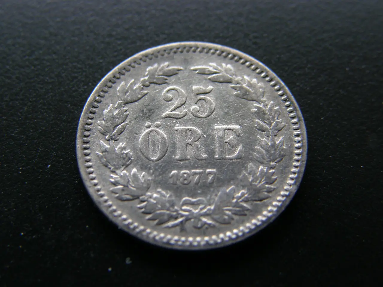 Billede 1 - Sverige  25 Öre  1877 EB  KM#738
