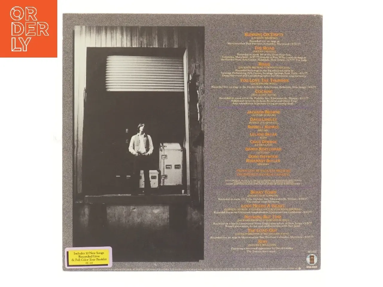 Billede 2 - Jackson Browne: Running on Empty LP