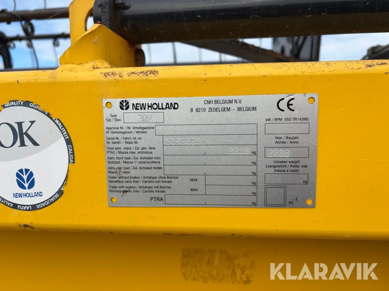 Billede 6 - Skærebord New Holland 30X uden vogn