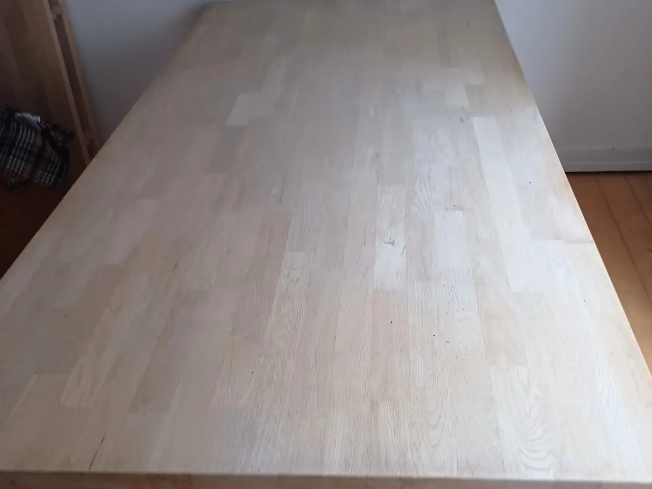 Billede 4 - Lækkert stort egetræs spisebord.