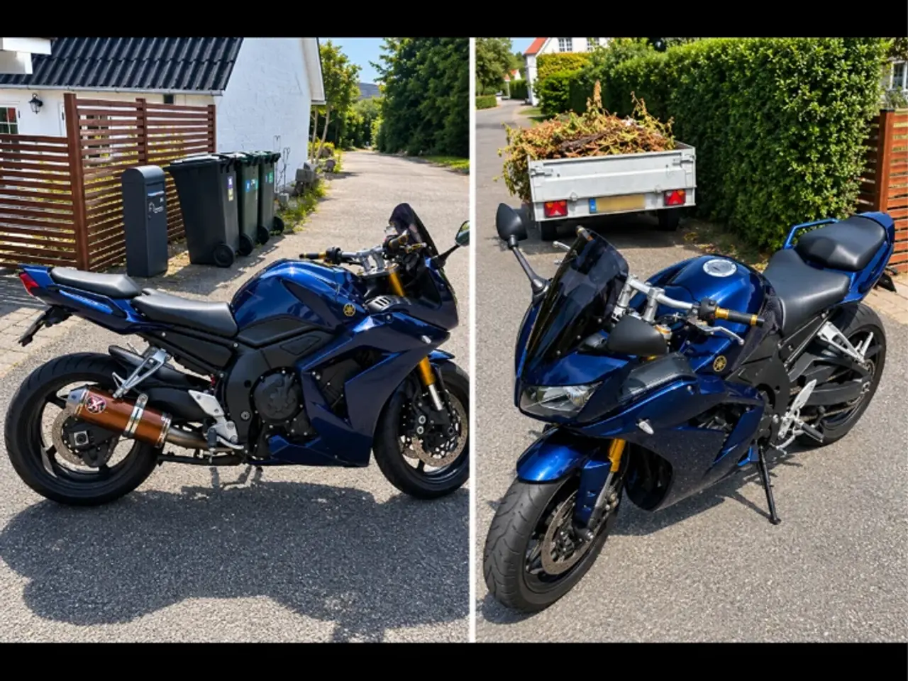 Billede 2 - Ymaha fz 1 abs med kåbe NY synet