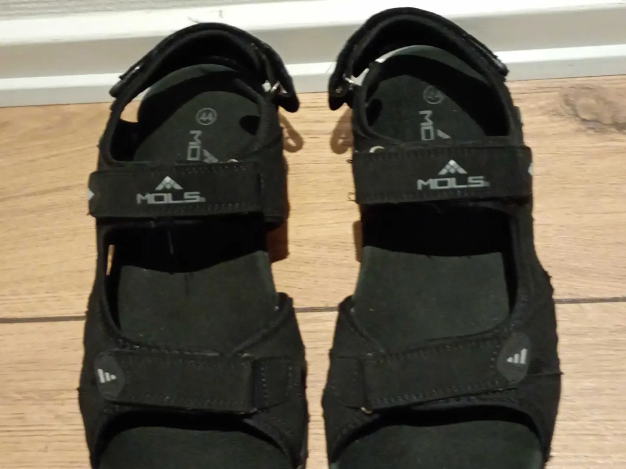Billede 1 - Fine herresandaler med Velcro, MOLS, skind, str. 4