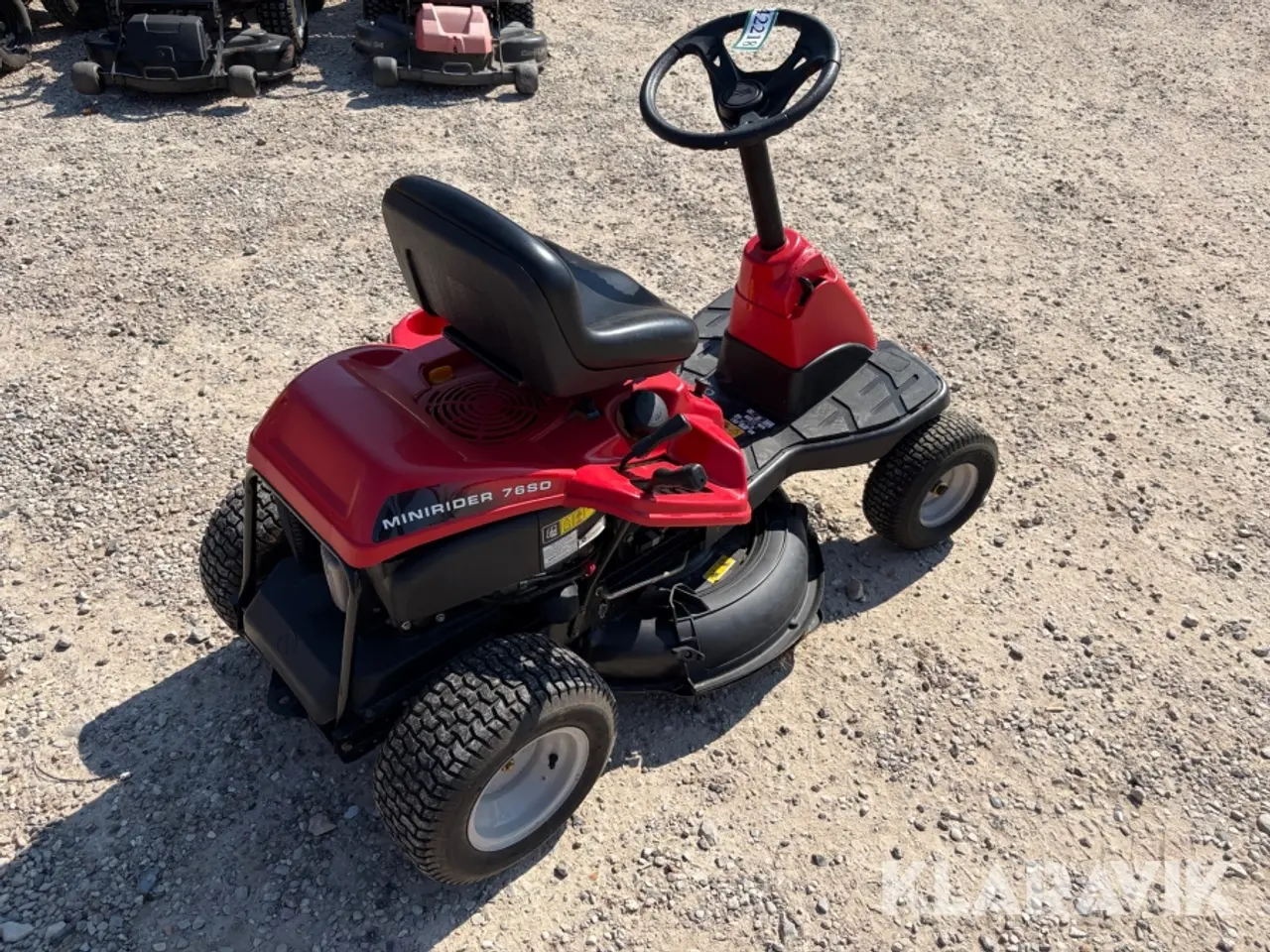 Billede 3 - Græsslåmaskine MTD Minirider 76SD
