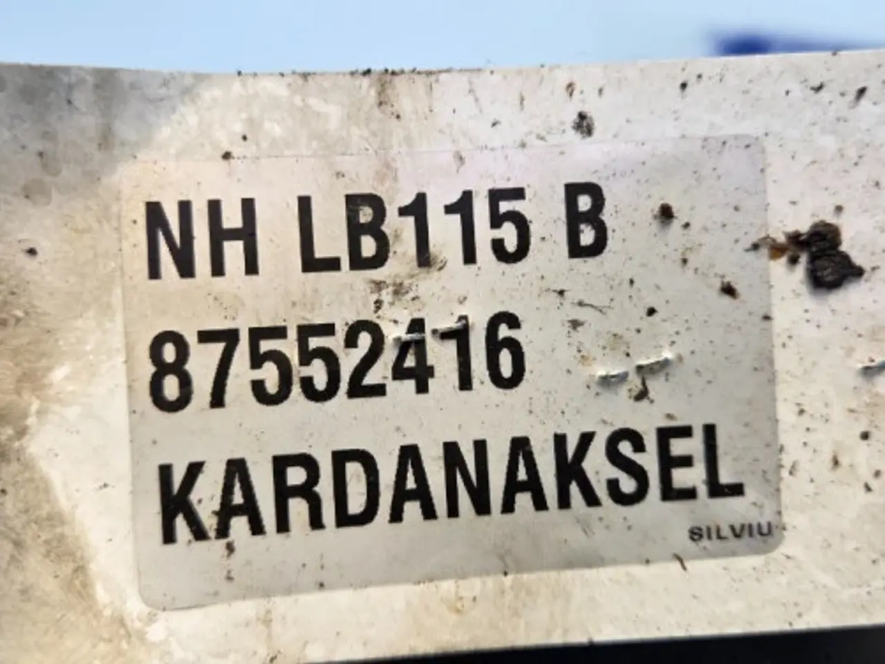 Billede 13 - New Holland LB115B Kardanaksel 87552416