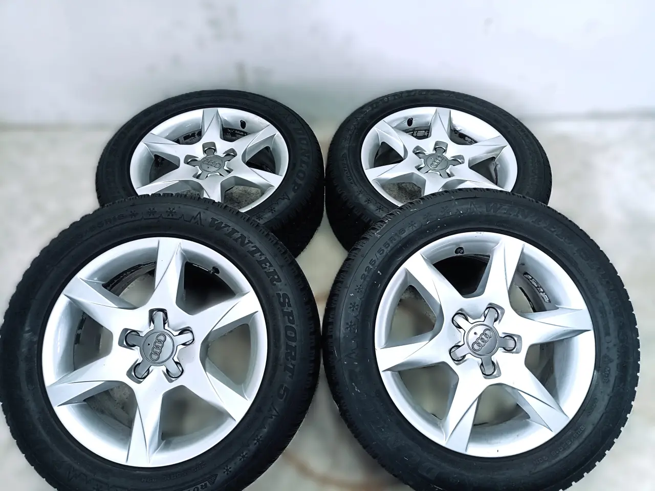 Billede 3 - 5x112 16" ET35 nav 57,1ø AUDI vintersæt