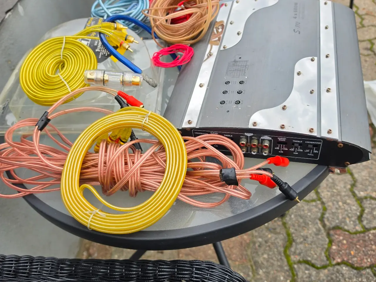 Billede 7 - Komplet Car Audio anlæg: Eltax 15" subwoofer, højt
