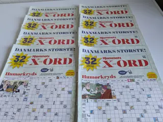 Kryds og tværs hæfter/krydsord/Sudoku 4 stk