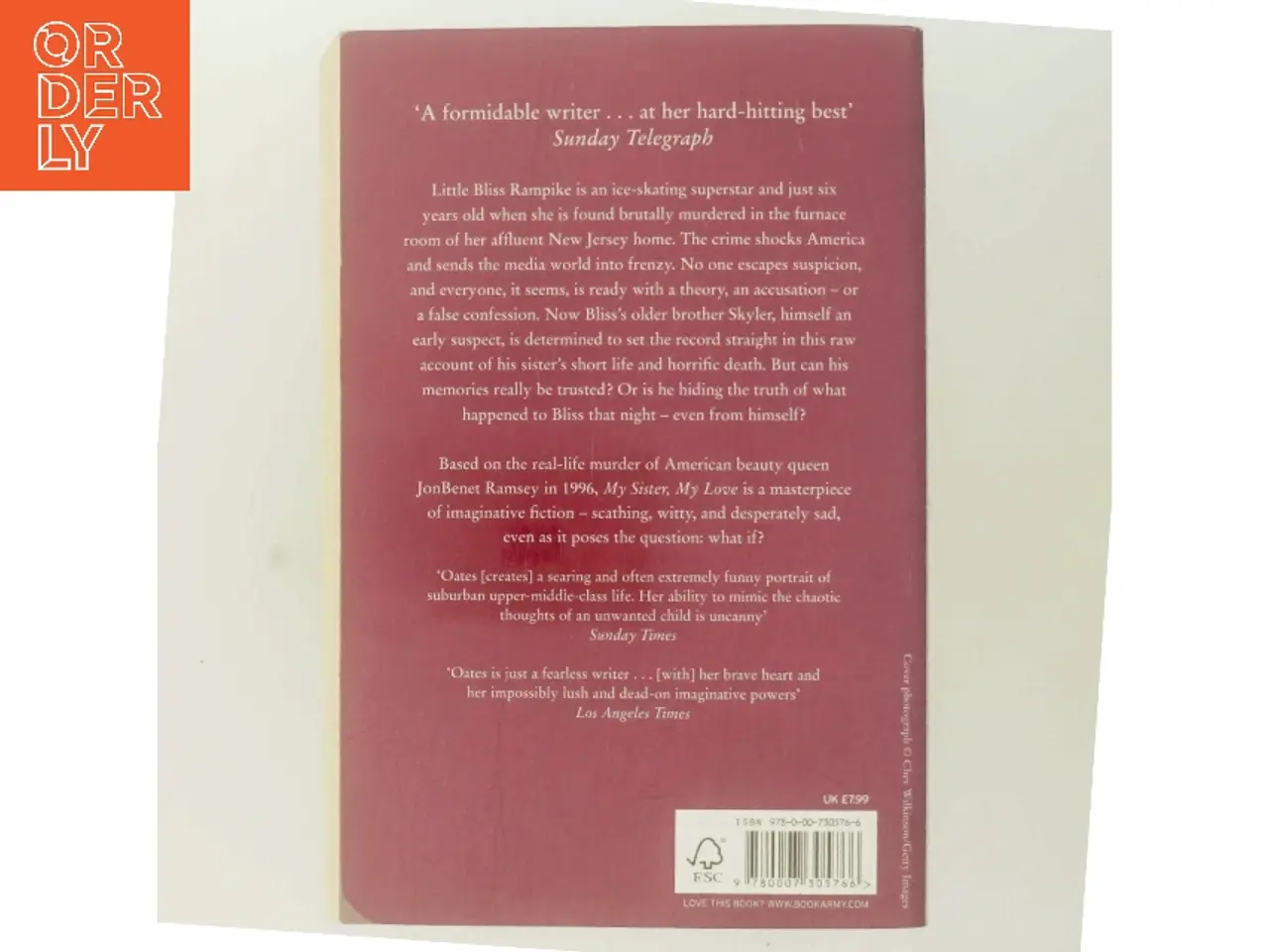 Billede 3 - My Sister, My Love af Joyce Carol Oates (Bog)