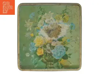 Vintage metal tin (str. 9x23x23 cm)