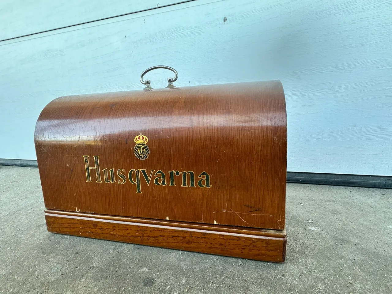 Billede 10 - Original Husqvarna symaskine med trækasse