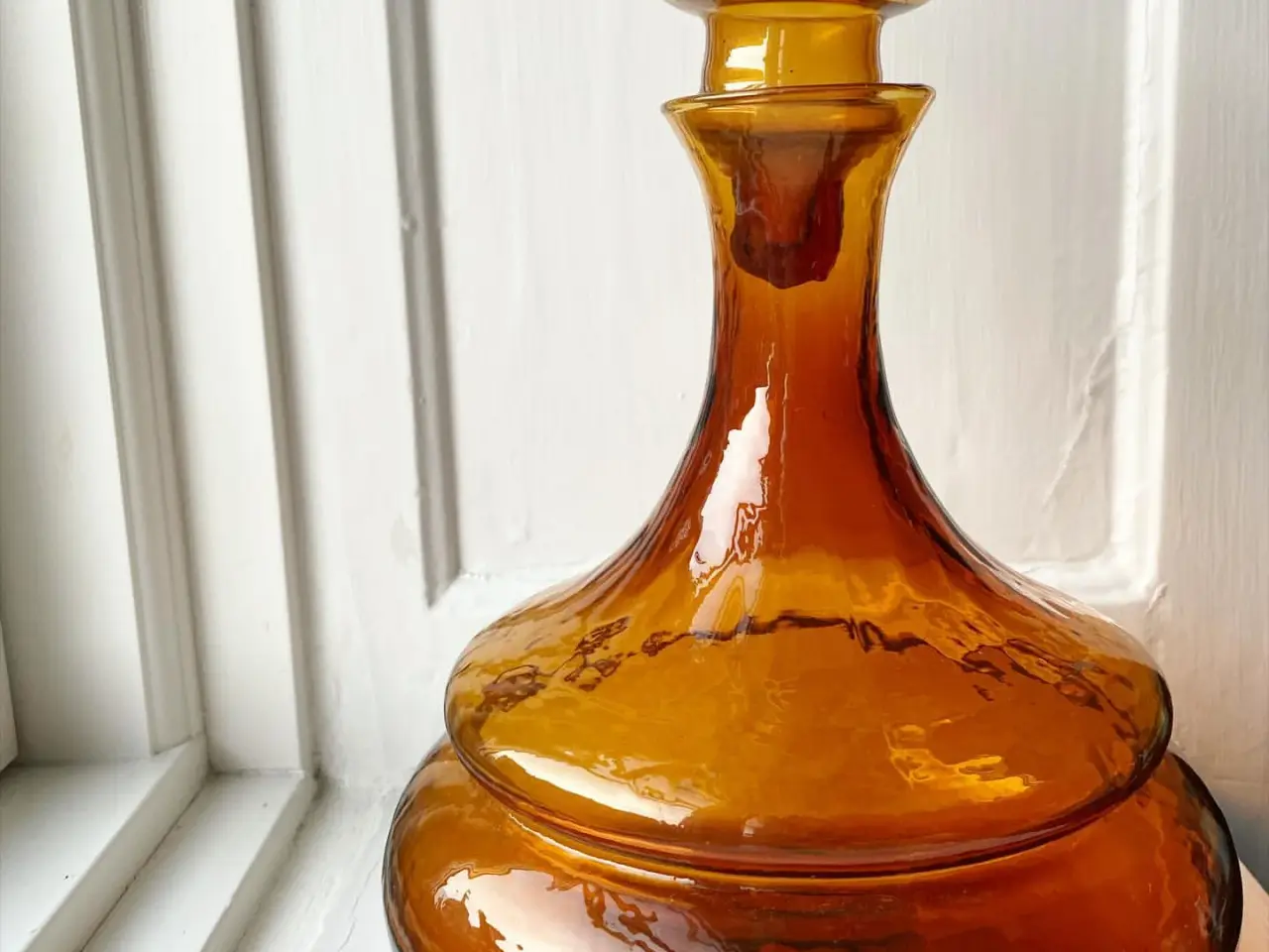 Billede 1 - Brunt glas, buttet