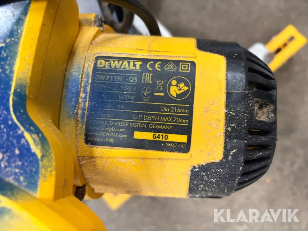 Billede 10 - Kap-/geringssav Dewalt DW712N med stativ