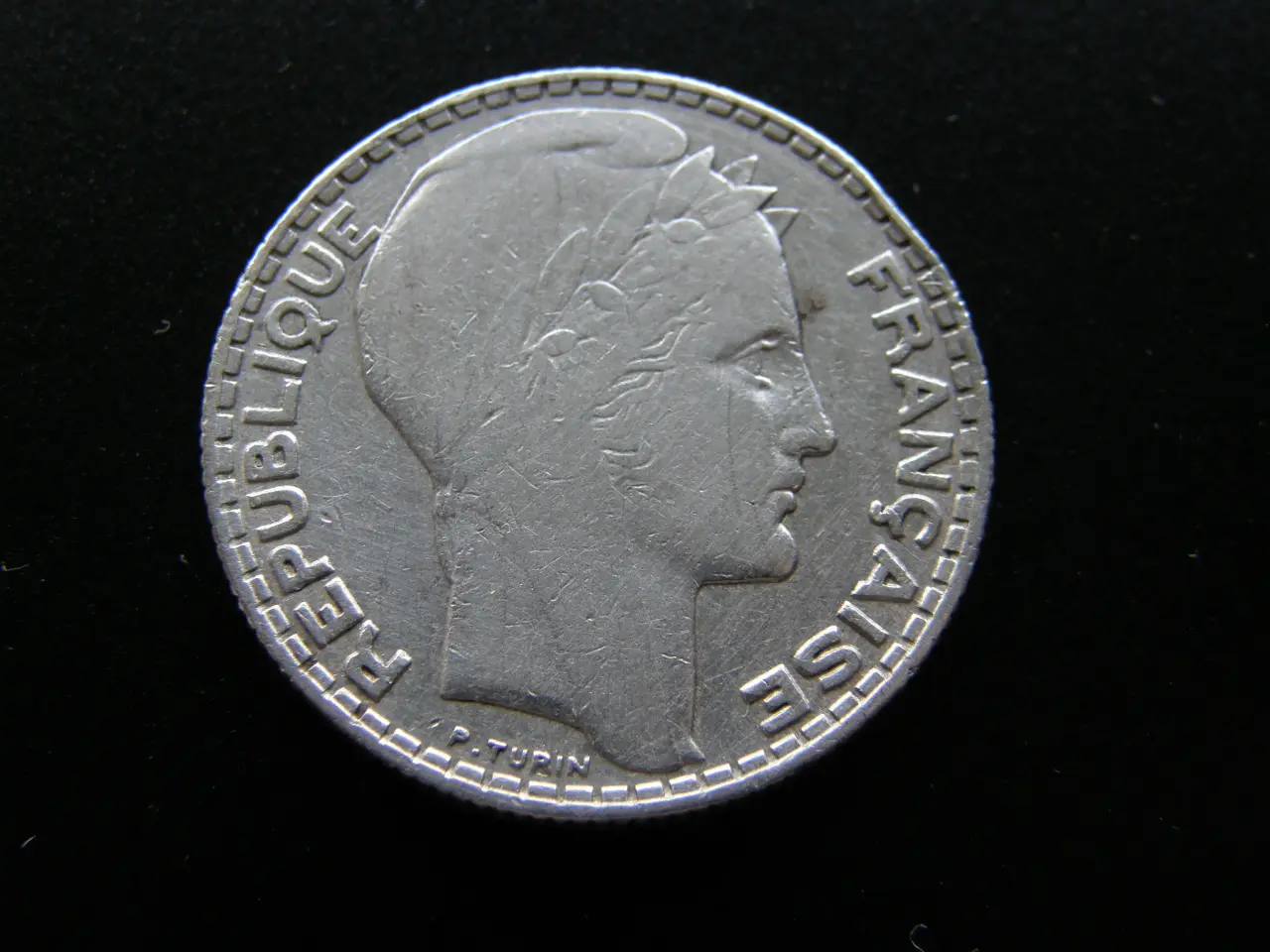 Billede 1 - Frankrig 10 Francs 1934 Sølv KM#878