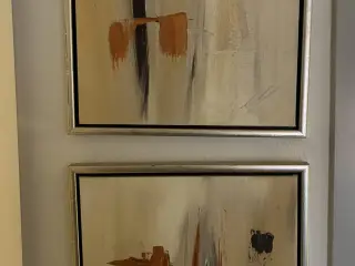 Malerier på 35X35 cm