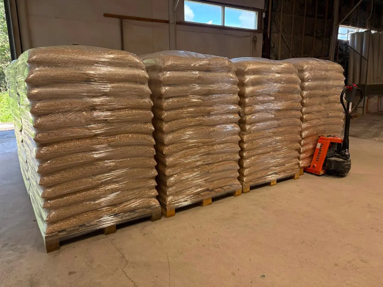 Billede 2 - bøgetræspiller 15 kg/1000kg sække/ RUF-briketter 