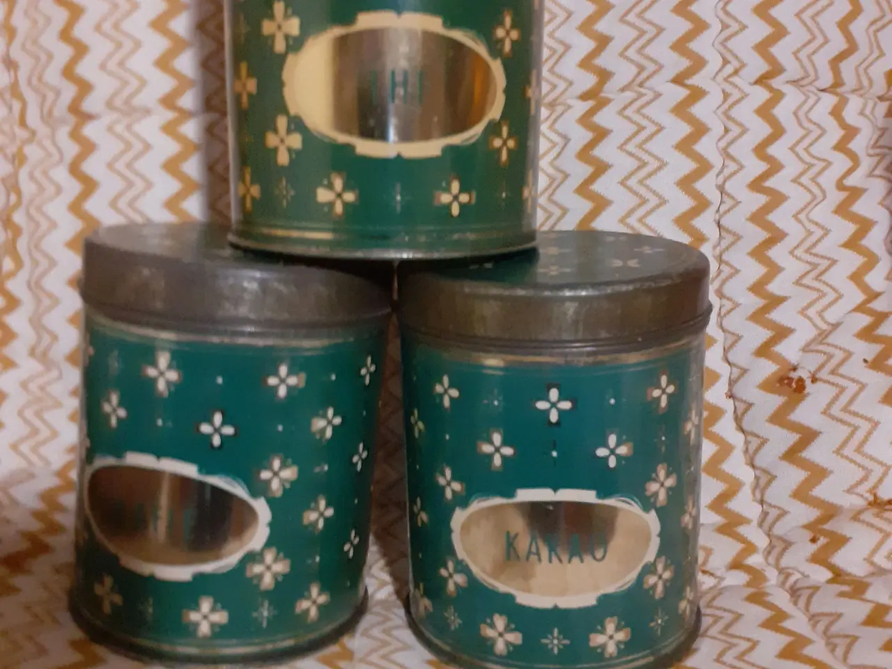 Billede 1 - Danske retro blikdåser kaffe/kakao/the