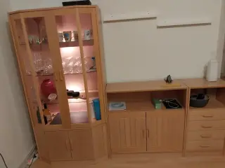 Vitrine skab