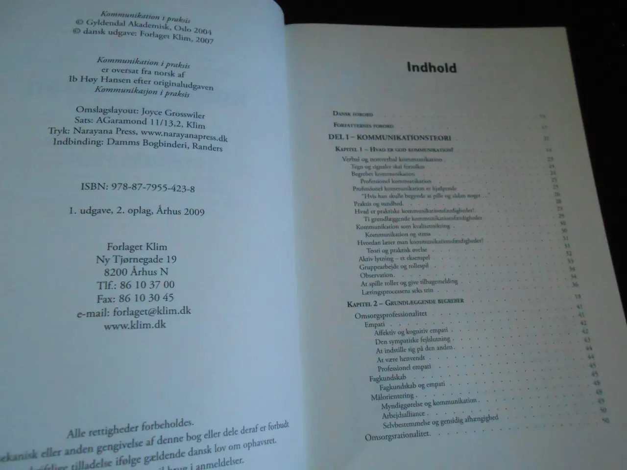 Billede 3 - Kommunikation i praksis -Tom eide