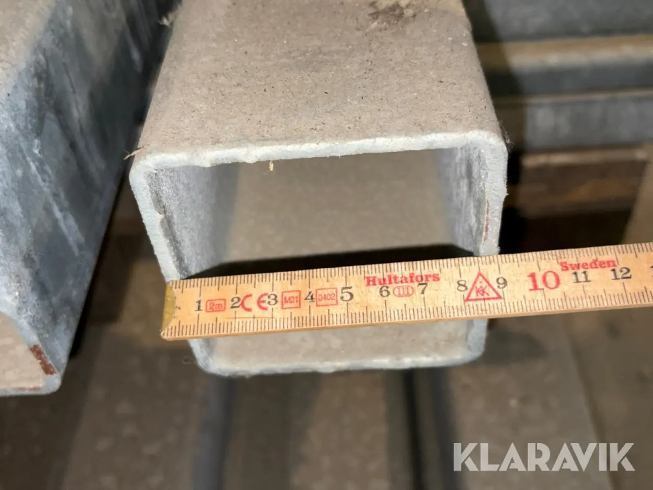 Billede 8 - Hegnsstolper Galvaniseret til dobbelt klinkprofiler