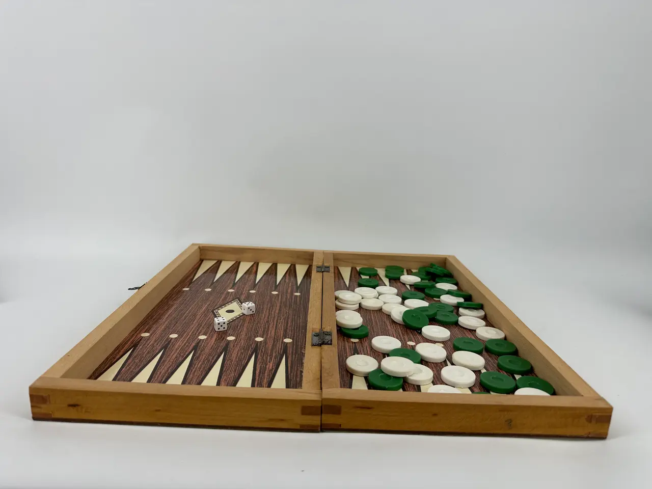 Billede 2 - Stort backgammon i trækasse