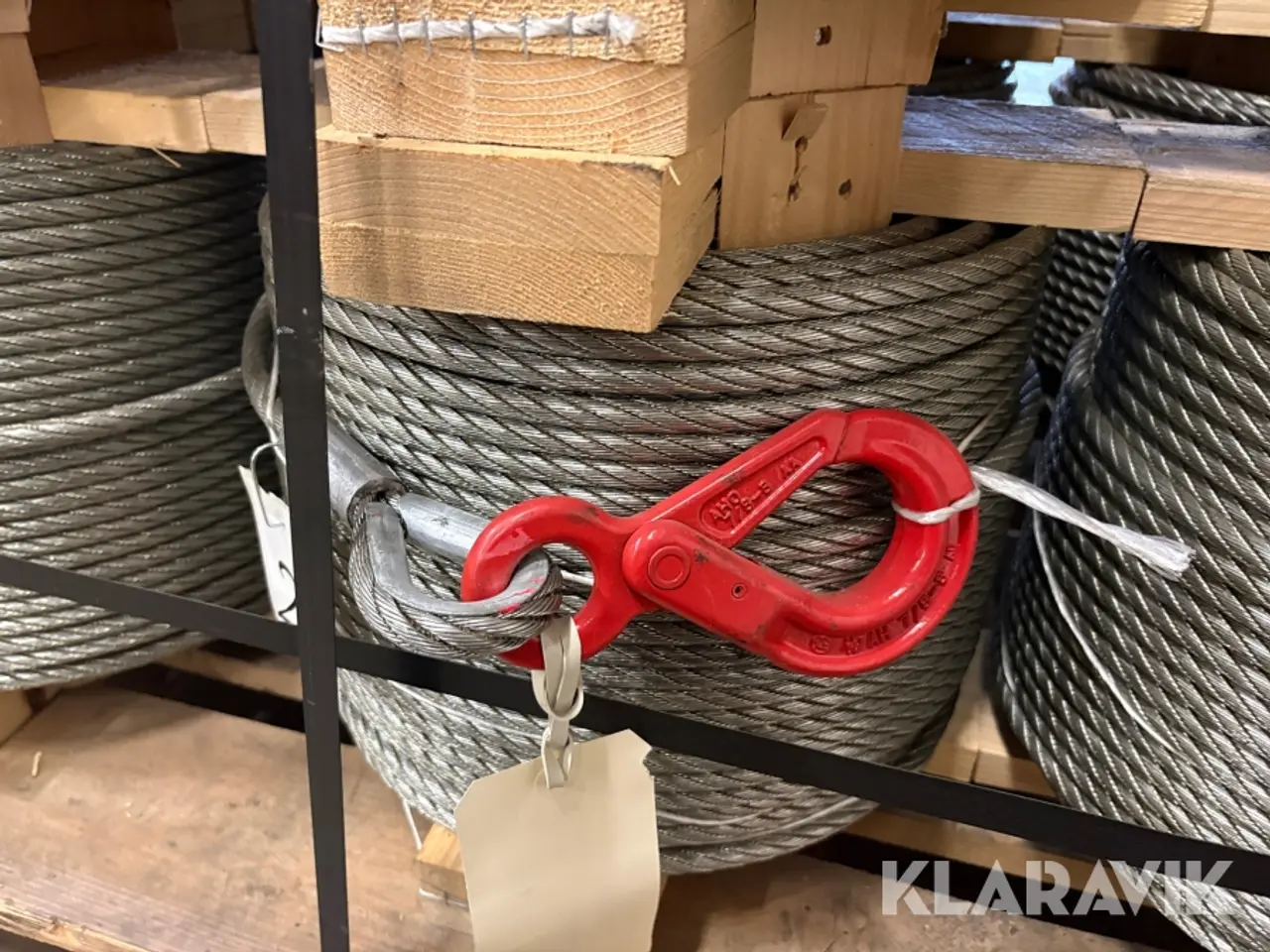 Billede 12 - Stålwire Drahtseilwerk Hemer Taurus wire top e. Safetyhook - 12 bundter / 1680m