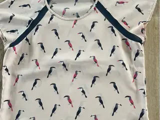 IN Front bluse med print