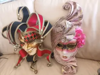 1 NY SMUK HÅNDLAVET MASKE, 1 NY SMUKKE HÅNDLAV