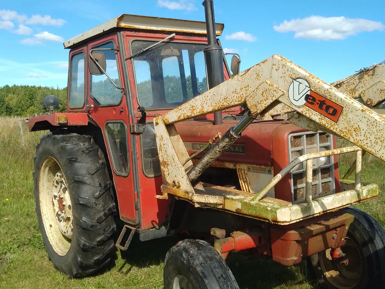 Billede 6 - Ih 474 traktor med Veto frontlæsser