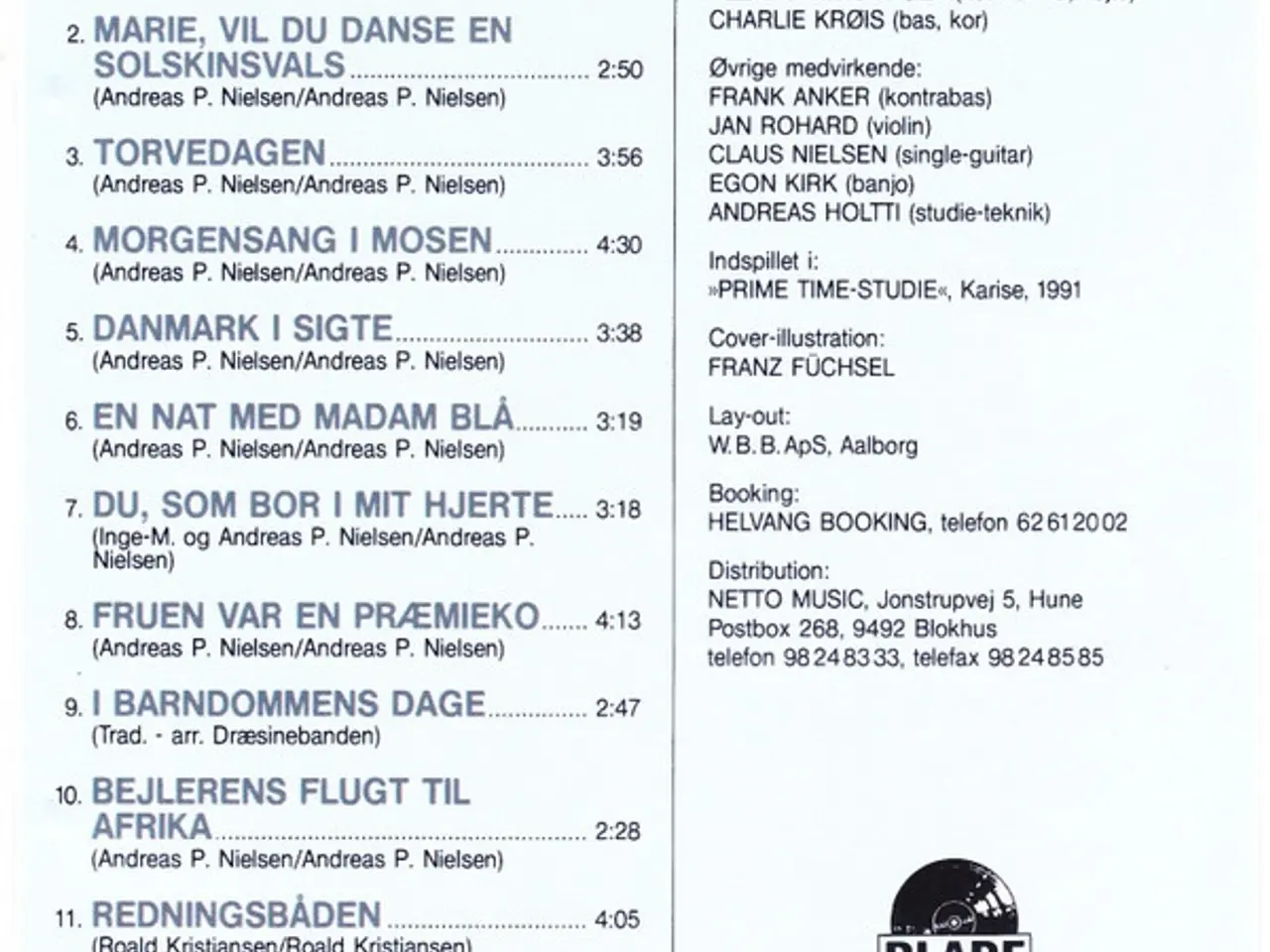 Billede 4 - Dræsinebanden – Med Damp Under Dræsinen – CD