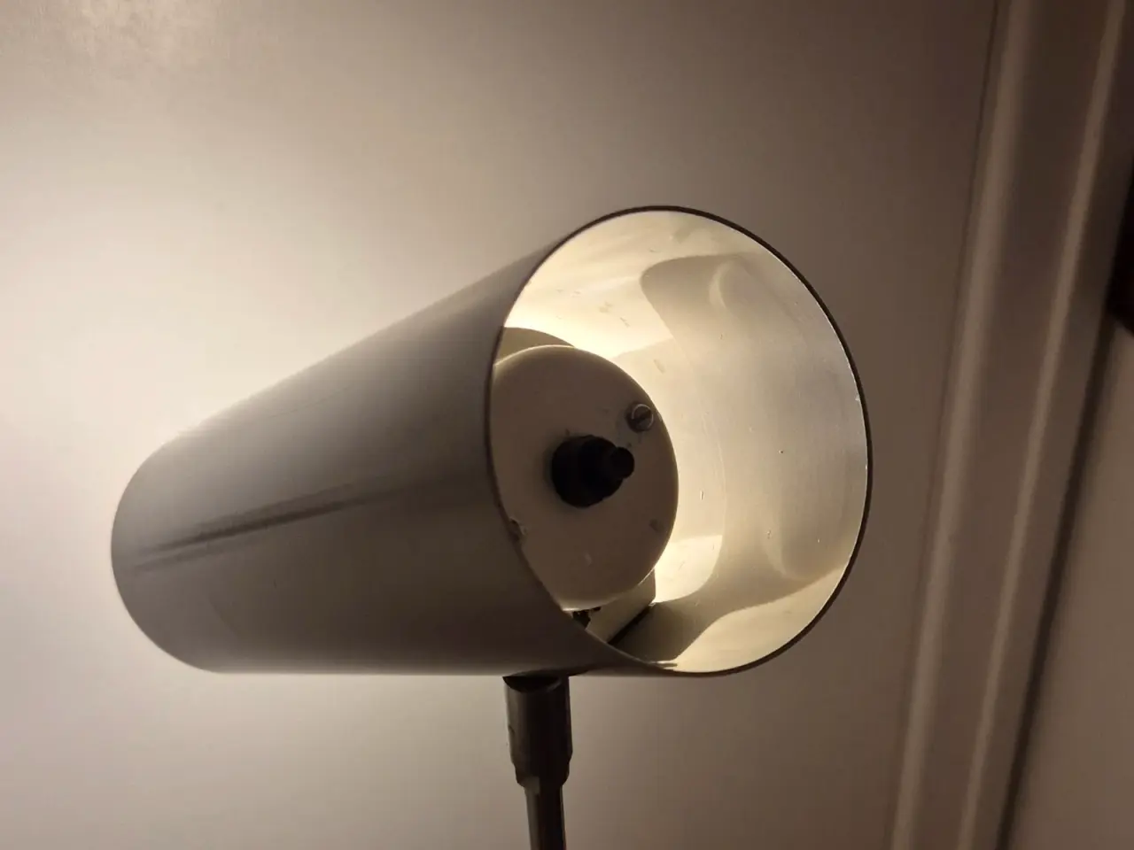 Billede 7 - Sjælden gulvlampe med cylinderskærm