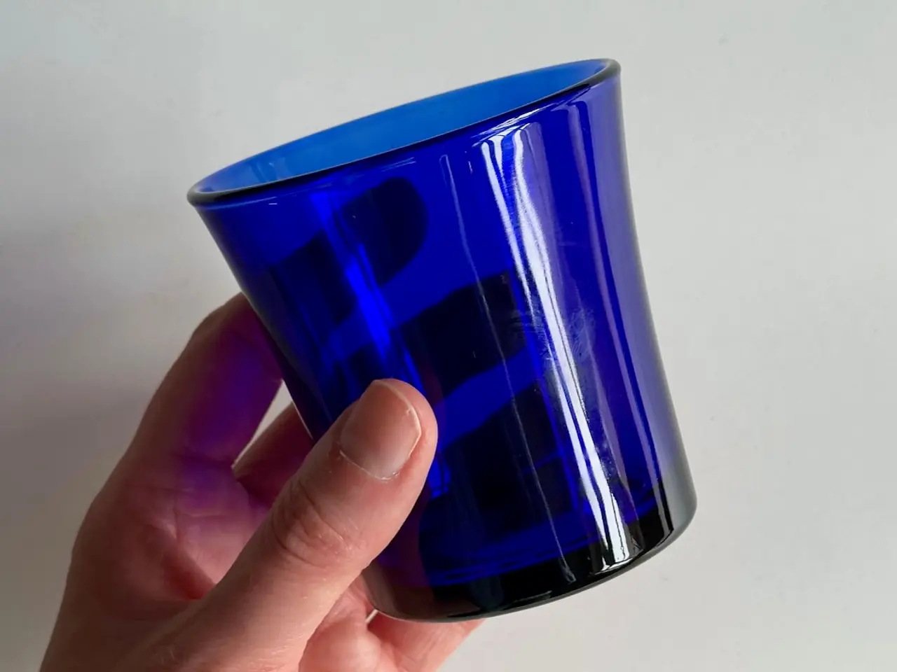 Billede 2 - Blåt glas, Duralex