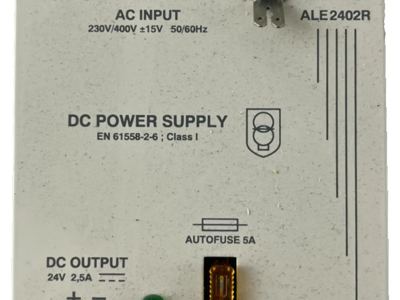 Billede 1 - ELC ALE2402R DIN Rail strømforsyning 24V DC 2.5A