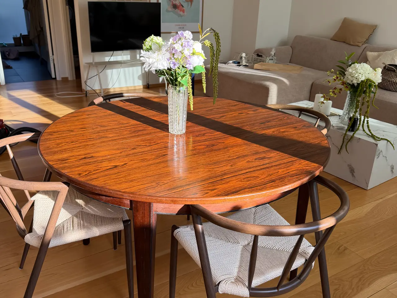 Billede 1 - Omann junior 55 palisander spisebord