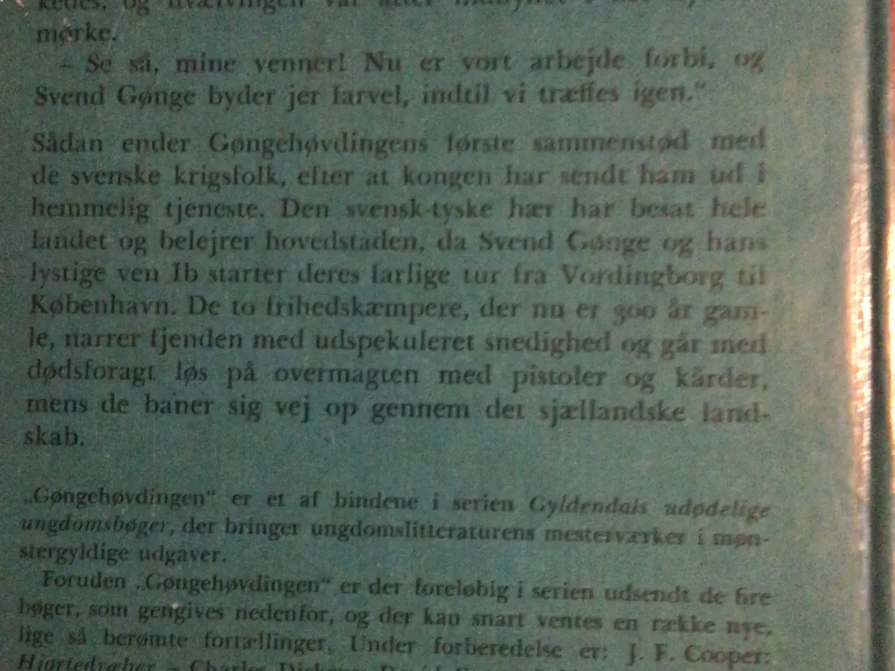 Billede 2 - Gyldendals udødelige : Gøngehøvdingen