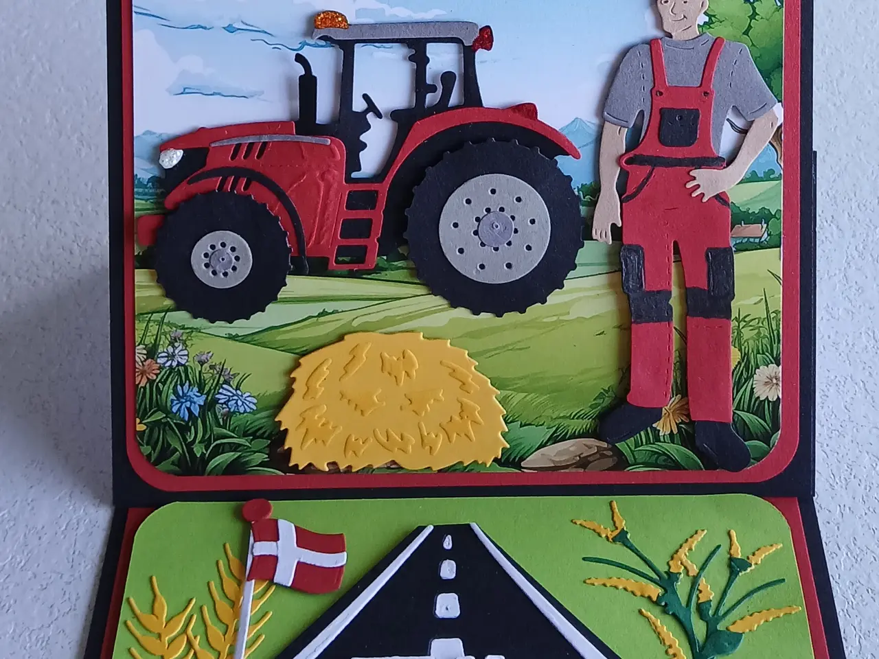 Billede 3 - Kort med traktor på sælges