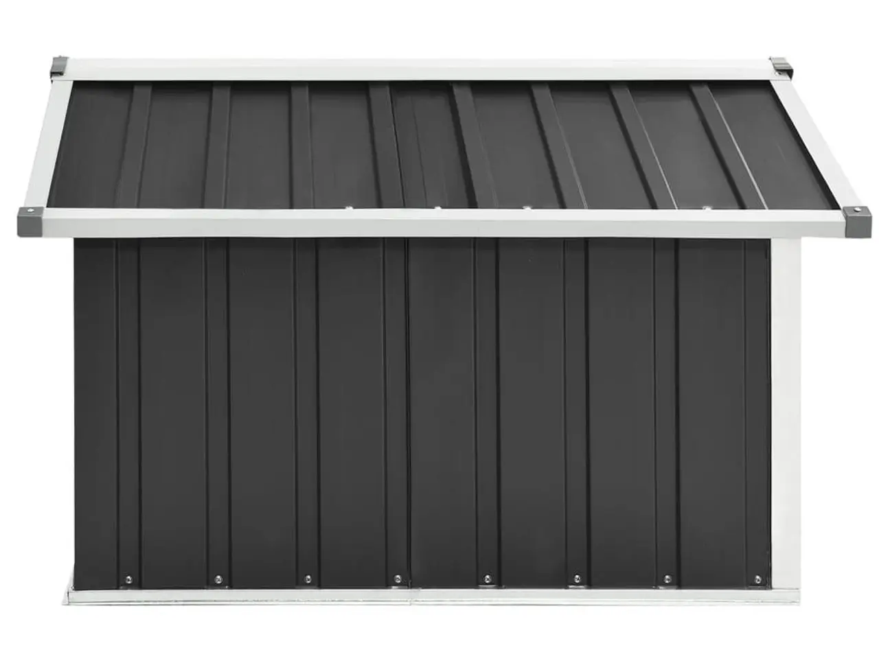 Billede 5 - Skur til robotplæneklipper 92×97×63 cm - galvaniseret stål, antracitgrå