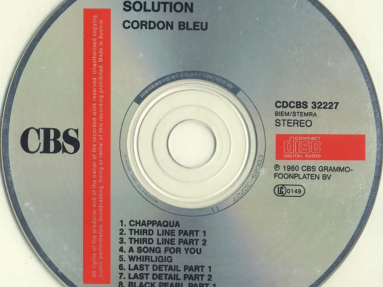Billede 3 - Solution – Cordon Bleu – CD