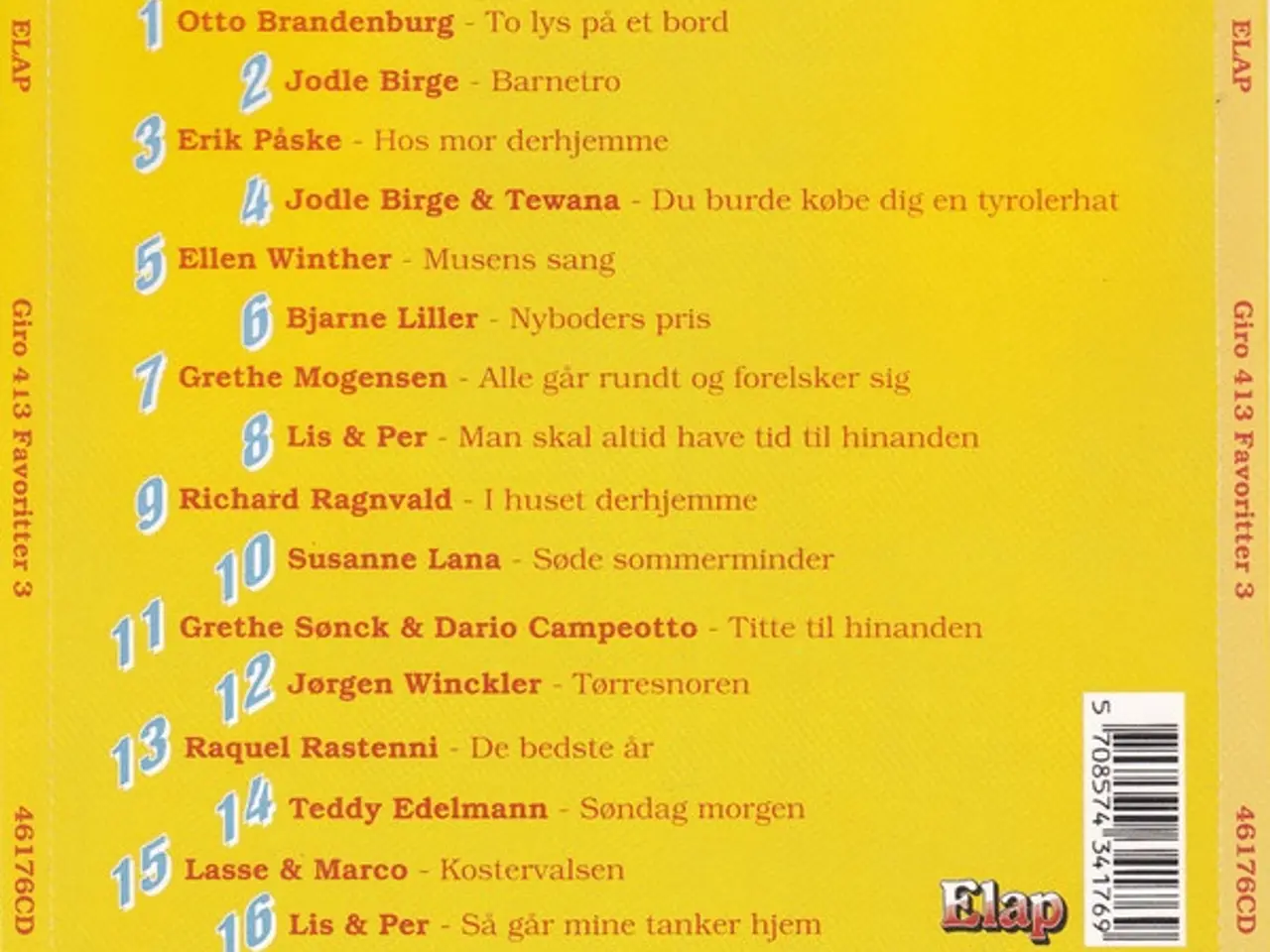 Billede 2 - Diverse kunstnere – Giro 413 Favoritter 3 – CD