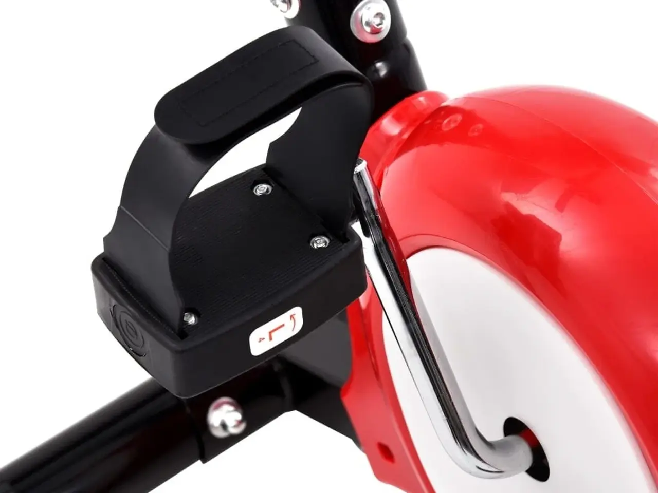 Billede 9 - Motionscykel med båndmodstand - rød/hvid