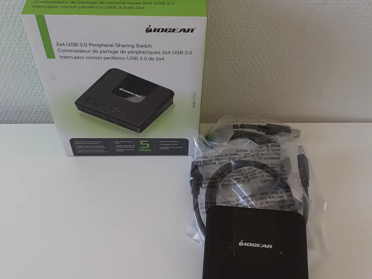 Billede 2 - IOGEAR 2x4 USB 3.0 Delings Switch
