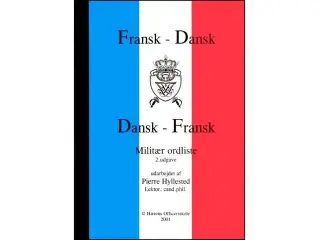 Fransk-Dansk + Dansk-Fransk Militær Ordliste
