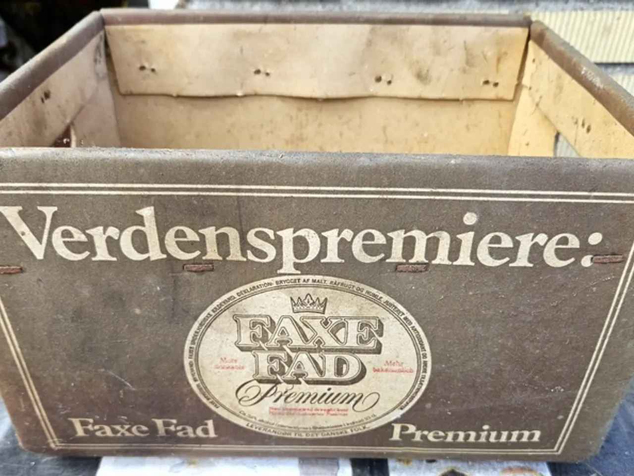 Billede 3 - Ølkasse til 12 stk. Fakse Fad.
