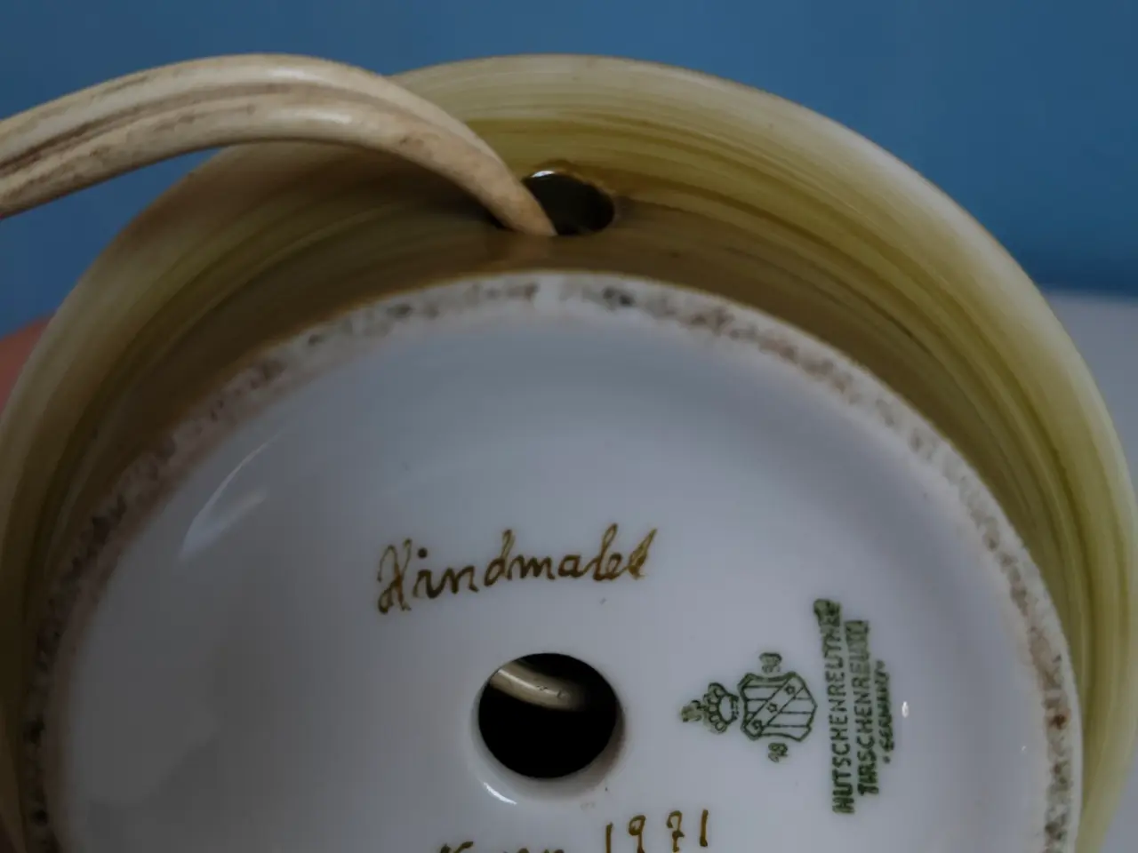 Billede 3 - Vintage porcelænslampe, Muschelreuth Bavaria 1971