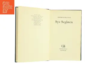 Syv Seglsten af Thorkild Hansen (Bog)